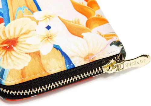 Miniatura 138 de Cartera de mano para mujer, estilo bohemio, con RFID, elegante, espaciosa con correa para viajes, capacidad para tarjetas, teléfono, dinero