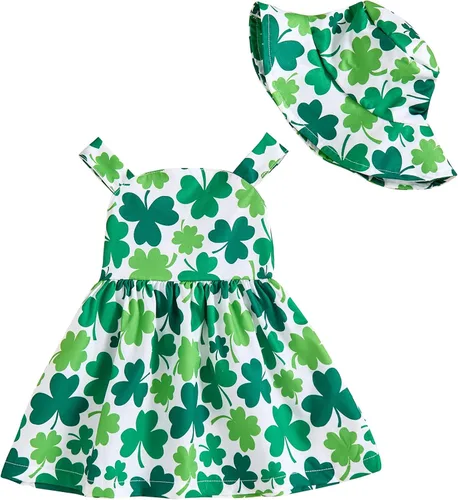 Miniatura 14 de Vestido para bebé recién nacida niña pequeña Vestido para niña pequeña de cuello halter sin mangas con flores Vestido de verano para niña de espalda