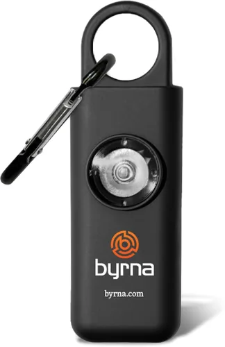 Miniatura 2 de Alarma de seguridad personal Byrna Banshee - Sirena de emergencia de autodefensa de grado militar de 130 dB con llavero, dispositivo con luz