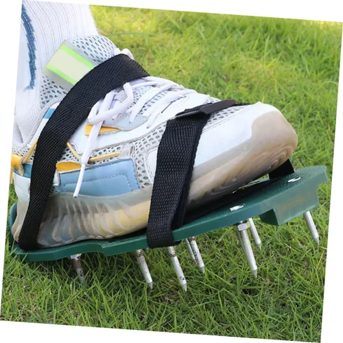 Miniatura 5 de Aireador de césped para zapatos, clavijas de repuesto de 1.77 pulgadas, estacas de metal para aireación de suelo de patio y jardín, accesorios