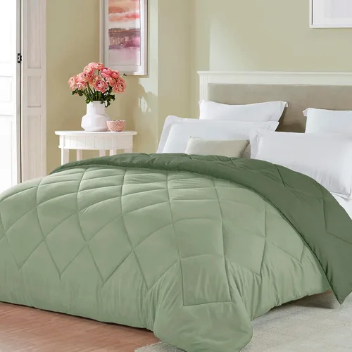 Miniatura 9 de Seward Park Edredón Reversible Ligero para Niños Tamaño Full Queen Negro Gris Ropa de Cama Colcha Refrescante para Todas las Estaciones Manta