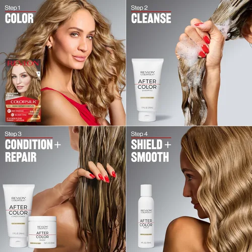 Miniatura 9 de Revlon ColorSilk con complejo de reparación de enlaces, color de cabello permanente negro, 100% cobertura de canas, tinte para cabello sin amoníaco