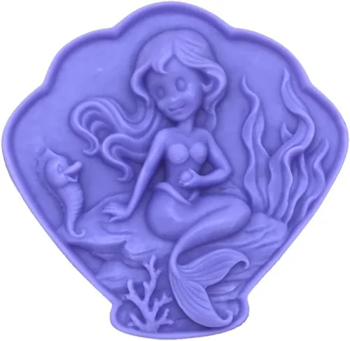 Miniatura 11 de Molde de barra de jabón de silicona Molde de flor de silicona Moldes de bricolaje artesanales hechos a mano (F7-14372)