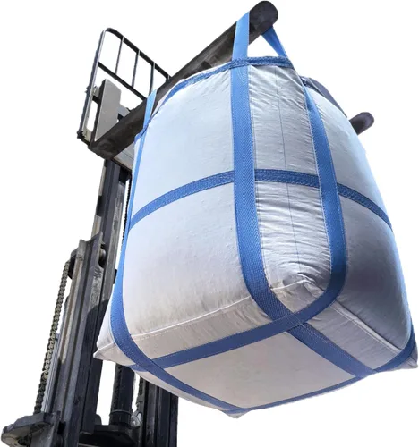 Paquete de 8 bolsas FIBC a granel, bolsa de 2 toneladas, 35.4 pulgadas de largo x 35.4 pulgadas de ancho x 43.3 pulgadas de alto, 4400 libras SWL