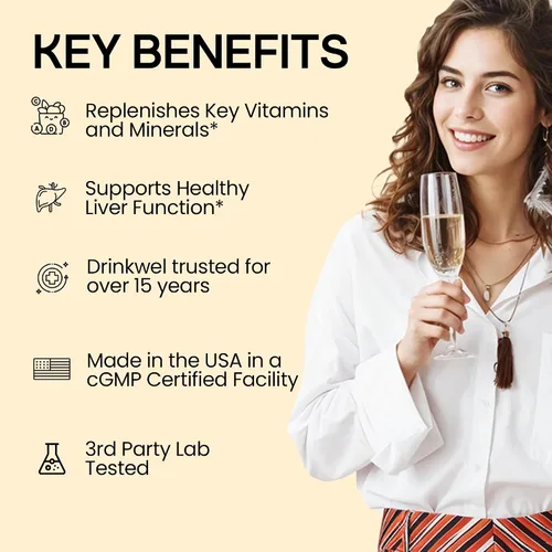 Miniatura 5 de drinkwel Better Mornings - Suplemento multivitamínico premium - Limpieza hepática, apoyo inmunológico- Cardo mariano, vitamina C, zinc, magnesio