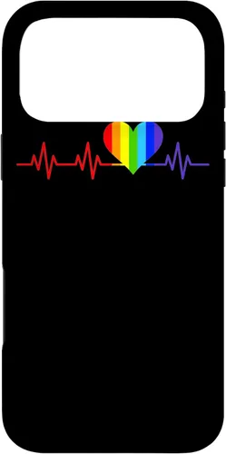 Miniatura 21 de iPhone SE (2020) / 7 / 8 Gay Heartbeat Pride Flag Gift And Queer LGBTQ Rainbow Estuche de regalo