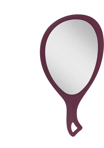 Miniatura 10 de Zadro Espejo de mano grande con asa, espejos de salón para estilistas, espejo de mano grande para maquillaje, para colgar en la pared