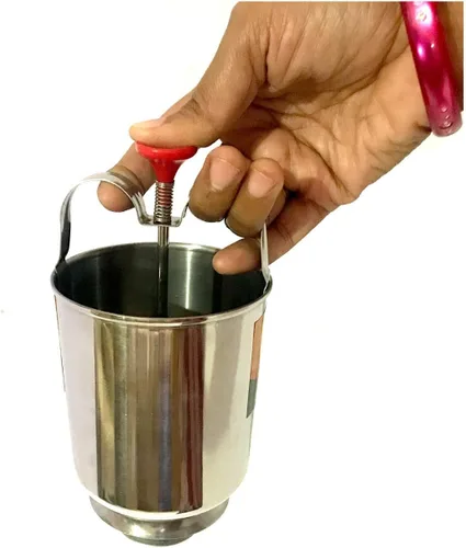 Miniatura 3 de Medu Wada Vada - Dispensador de donas de acero inoxidable, herramienta de cocina, pastelería, horneado, acero inoxidable