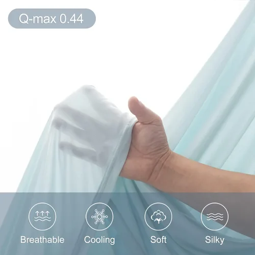 Miniatura 3 de LLanCL Mantas refrescantes para personas que duermen con calor – Manta de cama extremadamente fina para verano, mantas frías ligeras, sábana fresca