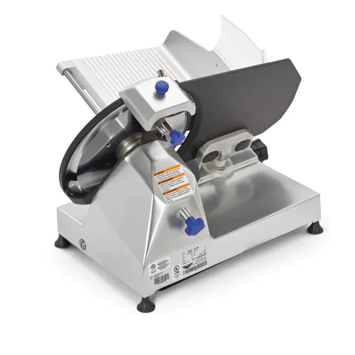 Miniatura 2 de Vollrath 40951 Cortadora eléctrica de servicio medio, hoja de 12 pulgadas, aluminio fundido, 120 V, diseño accionado por correa con afilador