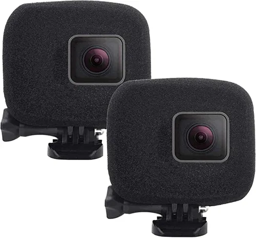 PCTC [Paquete de 2] Funda para parabrisas de parabrisas compatible con Gopro Hero 7 6 5 negro, Gopro Hero 7 6 6 6, funda para Gopro Hero 7 6, reduce