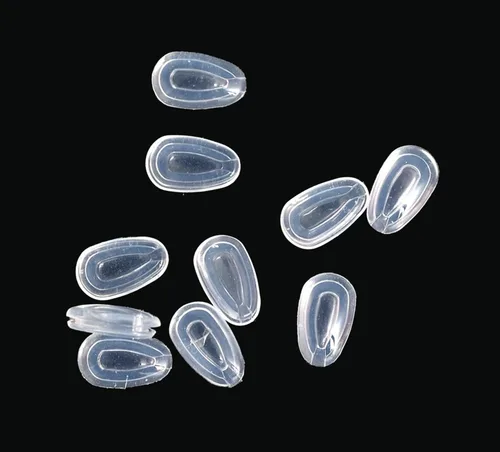 Miniatura 4 de Almohadillas de nariz de silicona de goma transparente tipo push on, brotes para gafas, lentes de sol, marcos de lectura, HNP002