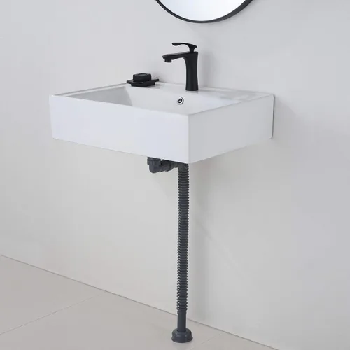 Miniatura 7 de P Trap - Tapón para lavabo de baño, trampa para botellas en ángulo recto, juego completo de tubo ajustable de 1-1/4, diseño de tubo roscado