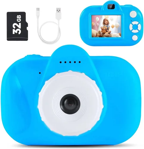 Miniatura 13 de Cámara digital para niños pequeños de YEEHAO, juguetes para niños de 3 a 9 años, cámara de video para niños pequeños de 1080P, regalos de Navidad