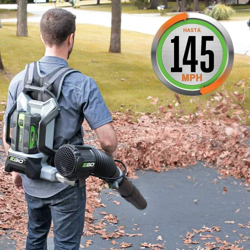 Miniatura 3 de EGO POWER+ Soplador de hojas para mochila, eléctrico inalámbrico de 600 CFM, incluye batería de 56V 7.5Ah y cargador - LB6003