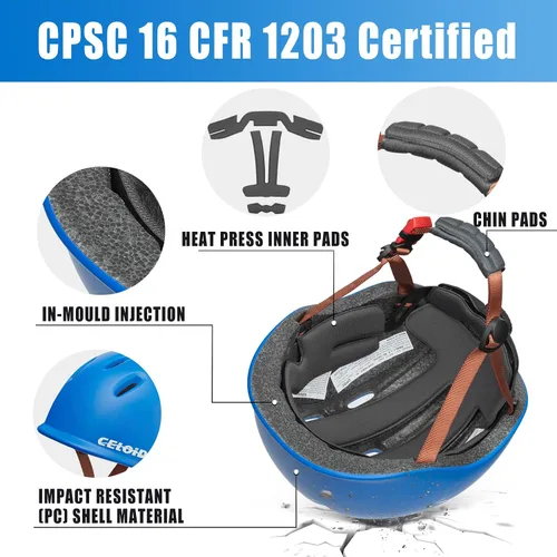 Miniatura 3 de Casco de bicicleta para niños, cascos para niños pequeños para edades 5-8-9-10-12-14-16 años, jóvenes niños y niñas, casco ajustable para niños Rosa