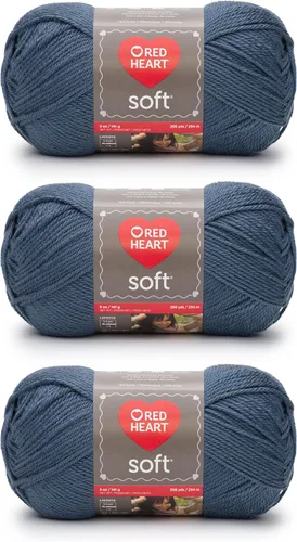 Miniatura 9 de Red Heart Lana suave, Azul Real - E728-9851