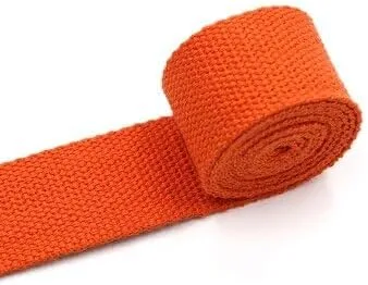 Miniatura 5 de Correa de cincha Cinta de lona de 6.6 ft Y 1.260 in para Bolso, Cincha de algodón y poliéster, accesorio para cinturón de Costura, correa de algodón