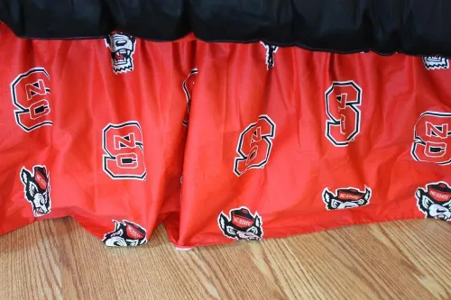 Miniatura 28 de College Covers Everything Comfy Nebraska Cornhuskers - Falda de cama con volantes, tamaño individual