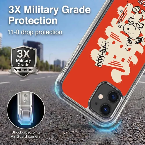 Miniatura 173 de Carcasa de gel para iPhone 7 Plus/iPhone 8 Plus, diseño de Snoopy Oriental de Peanuts, Badges