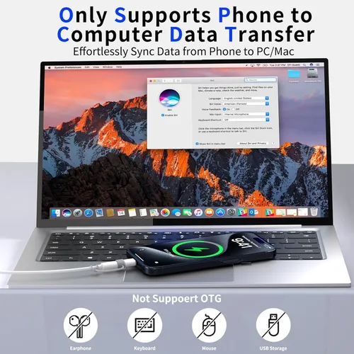 Miniatura 7 de Thousover Paquete de 4 adaptadores Lightning a USB C para iPhone 15/16/17 Pro/17 Pro Max, para cargador de iPhone 17/16, accesorios 17/16, carga