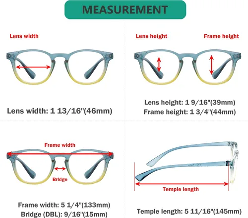 Miniatura 43 de Eyekepper Paquete de 5 lentes de lectura para mujer (uno para cada color, +0.00)