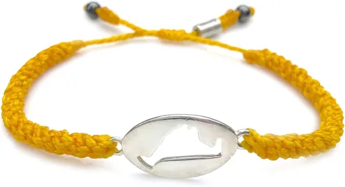 Miniatura 19 de Rumi Sumaq Pulsera de cuerda náutica para hombres, mujeres y niños - Resistente al agua, con nudo manual ajustable - Estilos de mapa de la isla
