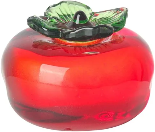 Miniatura 10 de JOONOR Adorno decorativo de estatua de uva de cristal morado, figura de cristal de fruta artificial, pisapapeles de mesa, adorno de cristal