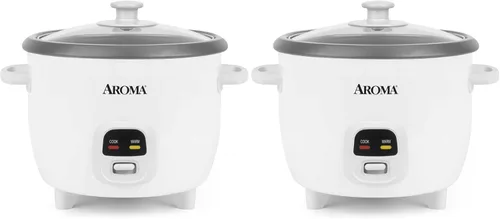Miniatura 10 de Aroma Housewares - Olla para arroz y granos de 1.5 cuartos (ARC-363NGB), negro, 6 tazas cocidas / 3 tazas sin cocinar