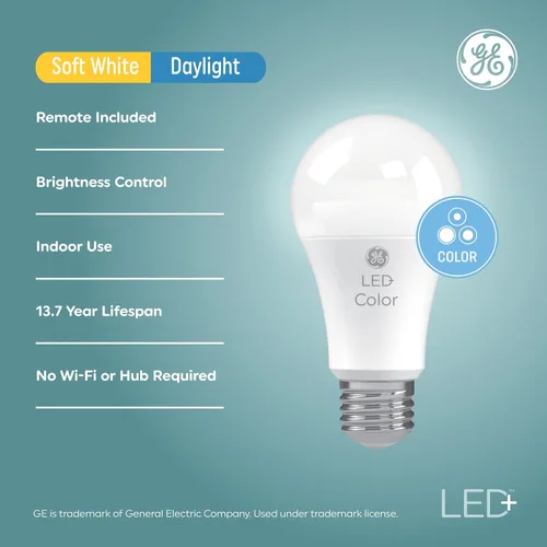 Miniatura 2 de GE Lighting Series GE - Altavoz LED de repuesto para interiores (luz blanca), color blanco