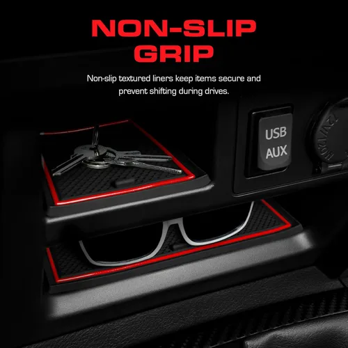 Miniatura 6 de CupHolderHero - Accesorios compatibles con Toyota 4Runner 2010-2023, insertos premium personalizados para portavasos antideslizantes y antipolvo