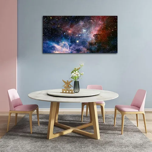 Miniatura 5 de arteWOODS Lienzo decorativo para pared, galaxia, nebulosa, estrellada, pintura cósmica, cuadros panorámicos, universo, estrellas, espacio exterior