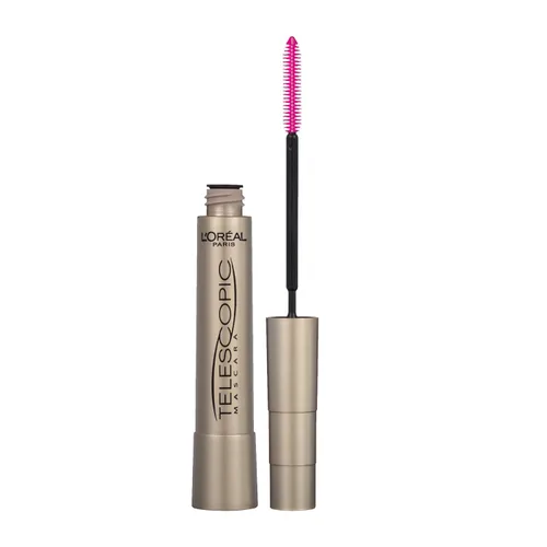 Miniatura 12 de L'Oreal Paris - Máscara de alargamiento de pestañas, maquillaje telescópico original, con cepillo de doble precisión para separar pestañas, lavable