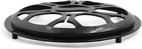 Miniatura 3 de uxcell 4pcs 7 pulgadas negro plástico coche audio woofer subwoofer cubierta de malla