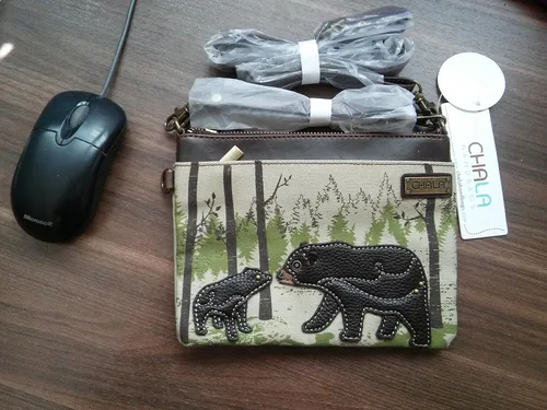 Miniatura 6 de Chala Mini bolso cruzado para teléfono con 2 correas ajustables Azul