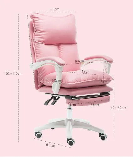 Miniatura 2 de Silla ejecutiva grande y alta, silla de escritorio con respaldo alto de 400 libras, silla ejecutiva de piel sintética, altura ajustable, silla Blanco