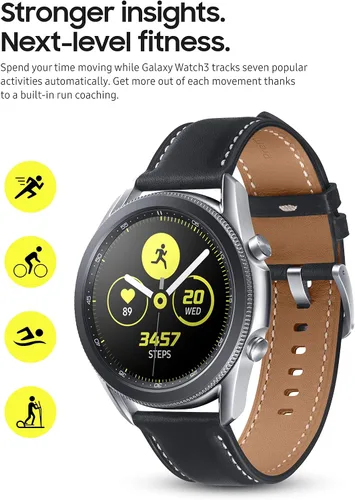 Miniatura 5 de Reloj inteligente Samsung Galaxy Watch 3 (1.614 in, GPS, Bluetooth) con monitoreo avanzado de salud, seguimiento de fitness y batería de larga