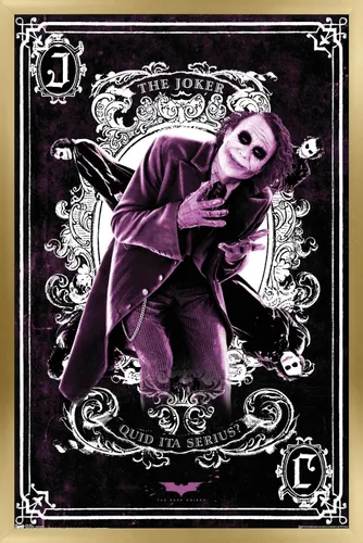 Miniatura 18 de Trends International Póster de pared de DC Comics Movie - The Dark Knight - The Joker Playing Card - Póster de pared, 14.725 x 22.375 pulgadas