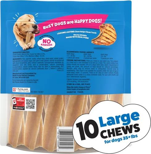 Miniatura 11 de Purina Busy Bone - Golosinas masticables para perros adultos, originales, bolsa de 10