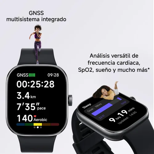 Miniatura 3 de Xiaomi Redmi Watch 4 Smartwatch con pantalla AMOLED de 1.97 pulgadas con 390 x 450 píxeles y 60Hz, hasta 20 días de duración de la batería, HyperOS