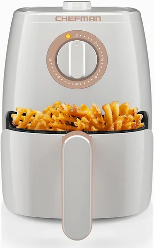 Miniatura 11 de Chefman TurboFry - Freidora de aire de 2 cuartos de galón, cesta y bandeja apta para lavavajillas, utiliza poco o ningún aceite para alimentos Negro