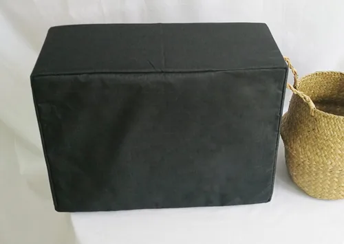 Miniatura 5 de Contenedor de almacenamiento para estantes, cestas rectangulares de armario, caja plegable con asas, cajas de almacenamiento negras para hogar, Negro