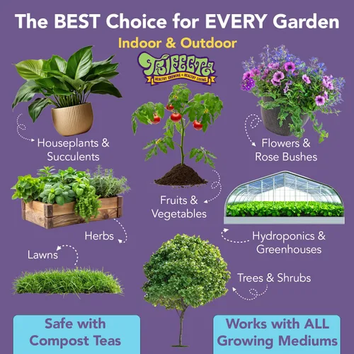 Miniatura 5 de Micorriza para el suelo, estimulador de raíces para plantas, micorrizas ultra concentradas para raíces fuertes de las plantas y suelo vivo, Trifecta