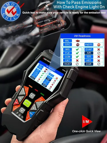 Miniatura 11 de MOTOPOWER MP69040 Lector de código OBD2 para coche, herramienta de escaneo de diagnóstico de fallo del motor, negro