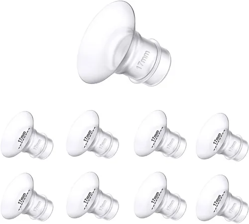 Miniatura 18 de Insertos de brida de 15 mm y 17 mm para Medela, pantallas/bridas Spectra de 24 mm, compatibles con TSRETE, CPPSLEE, extractor de leche ponible