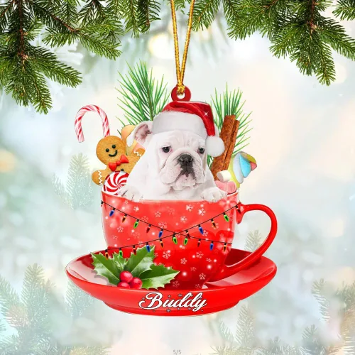 Miniatura 62 de Alaskan Malamute - Adorno acrílico personalizado para perro en taza, adorno de Navidad personalizado para perro 2023, decoración de árbol