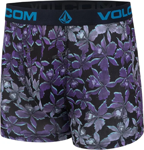 Miniatura 2 de Volcom Calzoncillos tipo bóxer para hombre, paquete de 3 calzoncillos de poliéster y elastano