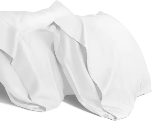 Miniatura 32 de WishSmile Cooling Queen - Juego de 2 fundas de almohada transpirables, frescas, sedosas, suaves, absorben la humedad para personas que duermen