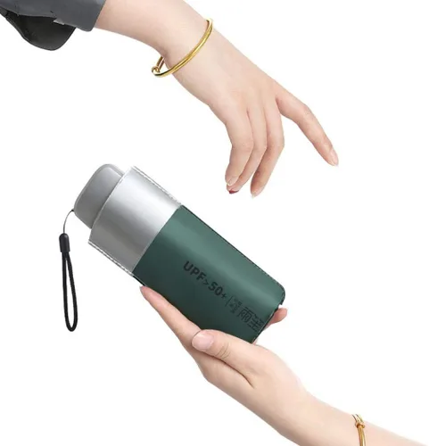 Miniatura 4 de Mini paraguas de viaje actualizado a prueba de viento, ligero y compacto, portátil, al aire libre, paraguas plegable UV para hombres, mujeres