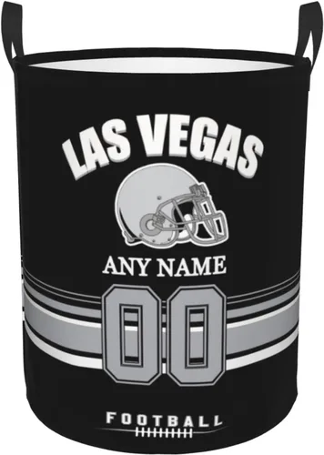Miniatura 38 de Cesta de lavandería Philadelphia, cesta de lavandería personalizada estilo fútbol, cesta de almacenamiento plegable personalizada con nombre
